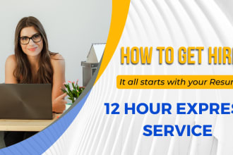 write your resume, cv, cover letter and create linkedin