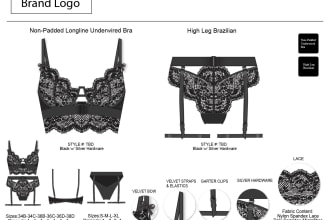create fashion tech pack and clothing tech pack
