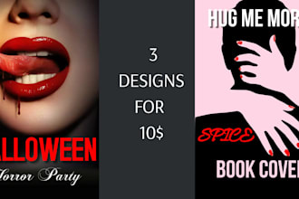 design stylish book covers,movies posters,flyers  for you