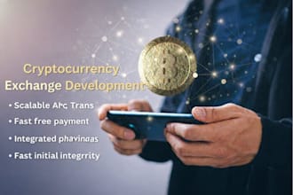 develop crypto mobile app, crypto exchange website
