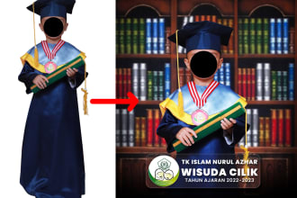 edit your graduation background photo