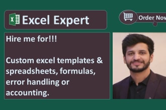 do any excel, spreadsheet or accounting related work