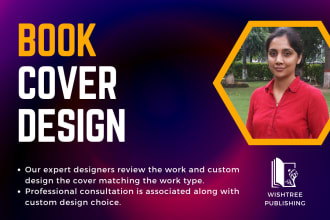 do book cover design for print, kindle ebook or audiobook