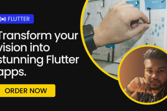 develop mobile, desktop application with flutter