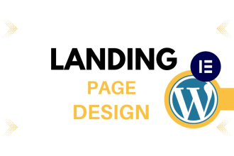 design wordpress landing page , squeeze page and sales page