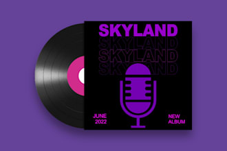 design a dope album and single cover art design