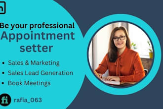 be your b2b professional appointment setter