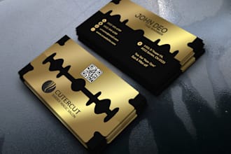 design a modern, premium business card that reflects your brand