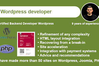 senior wordpress, backend, php developer