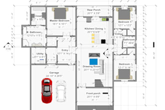 design floor, architecture, house plan drawing in autocad