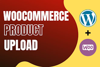 do wordpress woocommerce product upload and product listing with variations