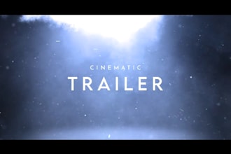 make cinematic video trailer