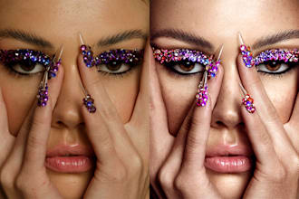 do high end retouching your photo