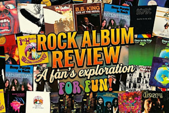 write an album review for your prog rock, hard rock, blues band