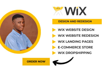 do wix website design, wix website redesign wix ecommerce wix online store