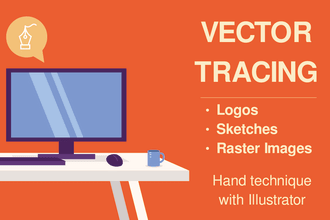 vectorizare logo, bocetos o imagenes