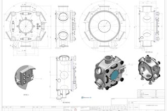 do 2d drawings, 3d cad on solidedge, solidworks, inventor