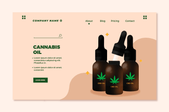 create a marijuana website with amazing feature for you
