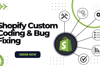 do shopify custom coding and bug fixes