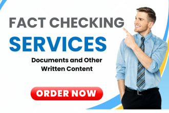 do fact check, proofread, web research on your text