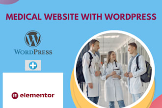 build medical website design or redesign wordpress website