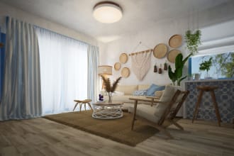 do an interior design for your house, office or shop
