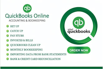 do bookkeeping in quickbooks online