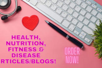 write medical articles and healthcare blogs as a doctor