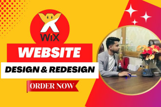 design and resign wix website, landing page, wix seo