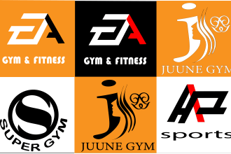 do modern fitness,gym, warrior, sports and monogram 3d logo