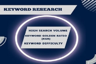 make your helpful SEO keyword research services for any top niche