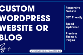 design a responsive wordpress website or blog in 1 day