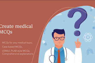 create medical mcqs and usmle style questions