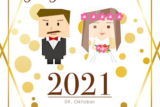 design a wine label for wedding gift wine bottle
