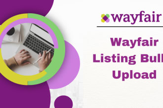 upload wayfair listings and products