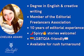 proofread your fantasy novella or novel