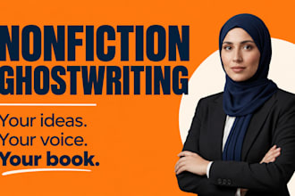 ghostwrite your nonfiction book or ebook