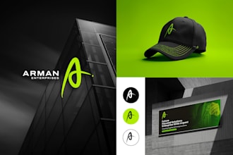 design modern minimalist monogram logo for your business