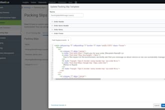create a custom shipstation packing slip with HTML and CSS