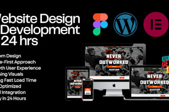 custom wordpress website design mobile friendly and fast loading