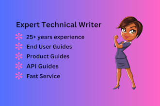 develop a user guide up to 25 pages