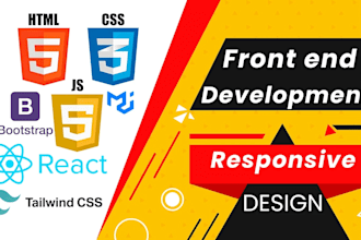 build responsive react website with tailwind CSS