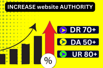 increase domain rating with ahrefs DR, ur, and moz da with contexual backlinks