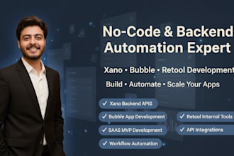 create web applications and admin panel with xano and retool