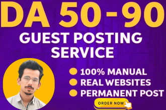 do SEO guest post dofollow backlink on high da pa sites