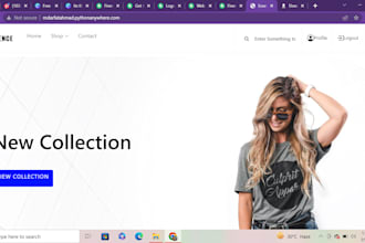 make dynamic ecommerce website