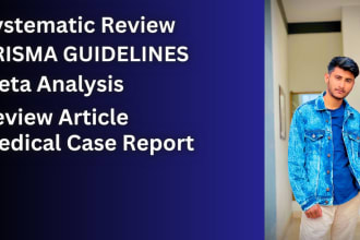 conduct systematic review, review article, case report, meta analysis