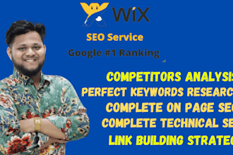 do complete monthly wix SEO service for google top ranking