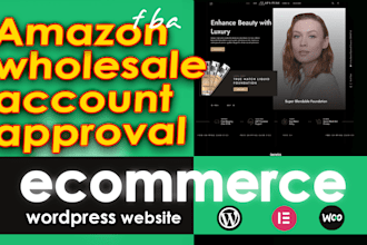 build an amazon fba wholesale website for brand approval