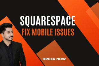 fix squarespace website responsive mobile issues professionally